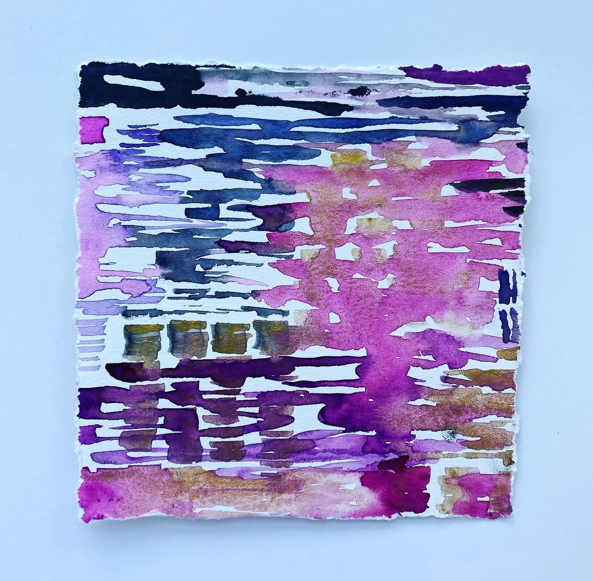 Abstract City Reflection